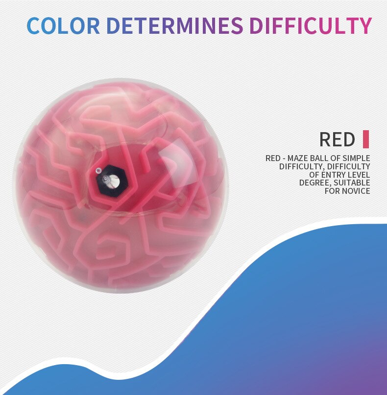 Magie Ball 3D Intelligenz Labyrinth Ball Dekompression Balance Spaziergang Die Perle Kinder Puzzle Labyrinth Kinder Pädagogisches Spielzeug