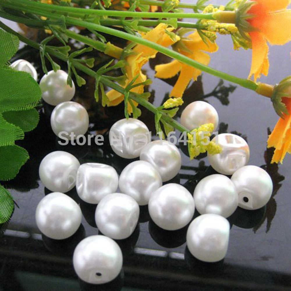 50pcs/lot mix Size 4 side hole white color pearl buttons clothes sewing accessory crafts decorative buckl buttons sewing button