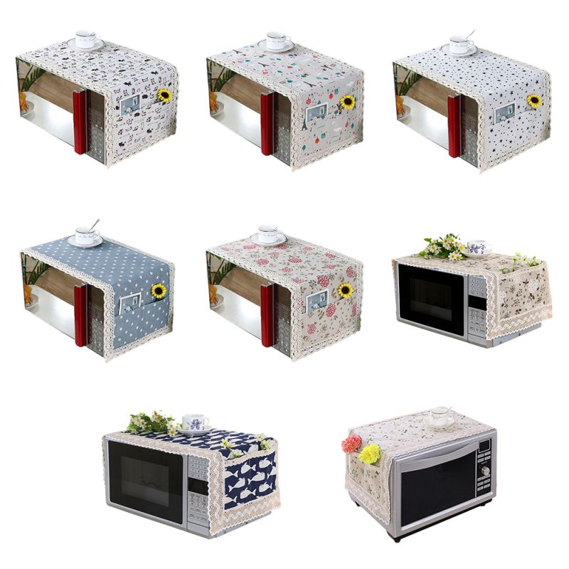 Stofdicht Magnetron Deksel Magnetron Afzuigkap Moderne Eenvoudige Machine Protector Decoratieve Keuken Apparaat Cover