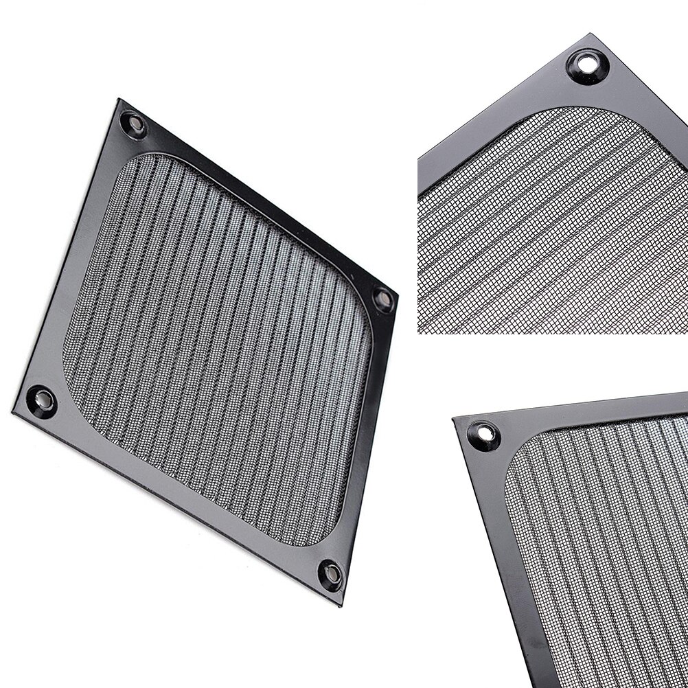 Protector de parrilla de aluminio de 120mm, ventilador de ordenador, refrigeración, a prueba de polvo, funda de filtro,
