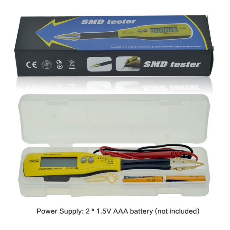 HoldPeak DCV Resistance Capacitance SMD Tester Meter SMT component tester Digital Multimeter 990A