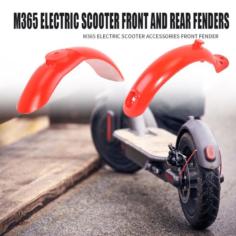 Duurzaam Achterspatbord Draagbare Delicate Elektrische Scooter Spatbord Mud Guard Voor Achter Modder Spatbord Voor Xiaomi M365 Rood