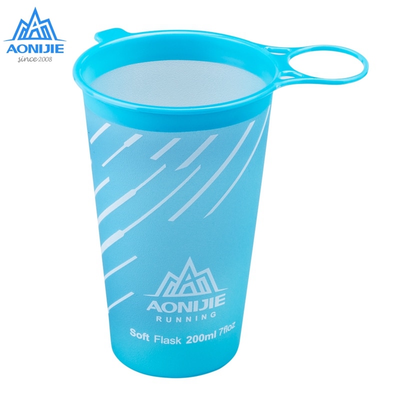 Aonijie sammenleggbar vannpose  s200 bpa gratis myk kopp 200ml utendørs sport camping maraton sykling