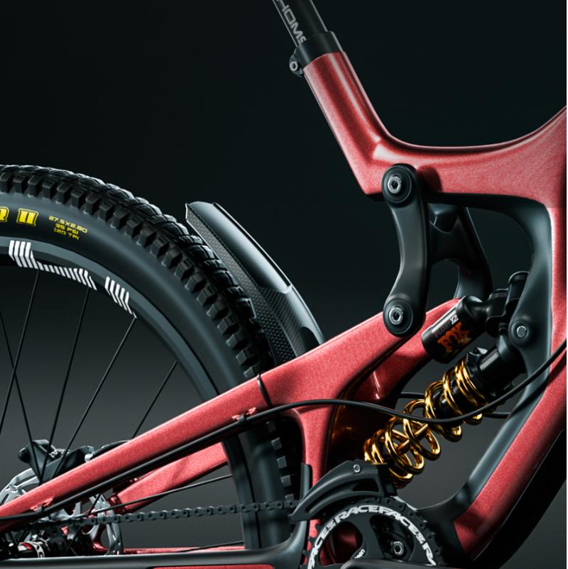 1pc cykel stænskærm skærme dele cykel stænklapper kulfiber farve for/bag dæk universal skærm mountainbikes vinger