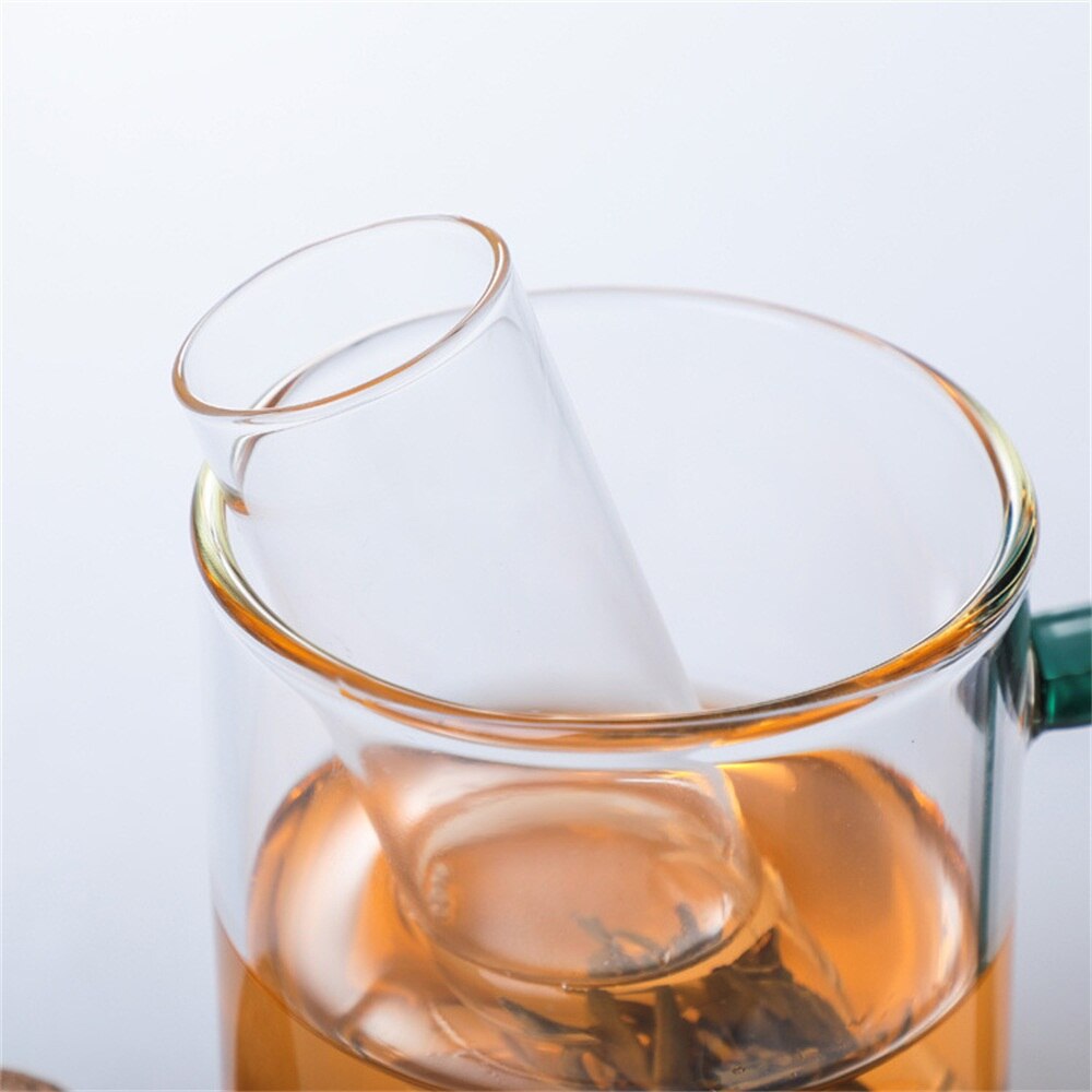 Glass Tea Infuser Empty Bottle Mini Transparent Tea Strainer Cork Glass Bottle Tube Brewing Test Tube Tea Set Kitchen Tools