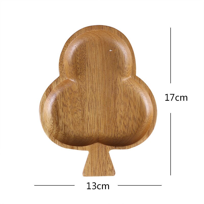 petit plat en bois japonais plats irréguliers assiette à Dessert en bois assiette à noix: G