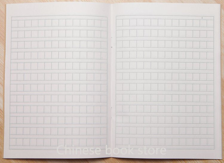Chinese character exercise books Chinese grid square workbooks Chinese composition practicebook English workbooks ,set of 5