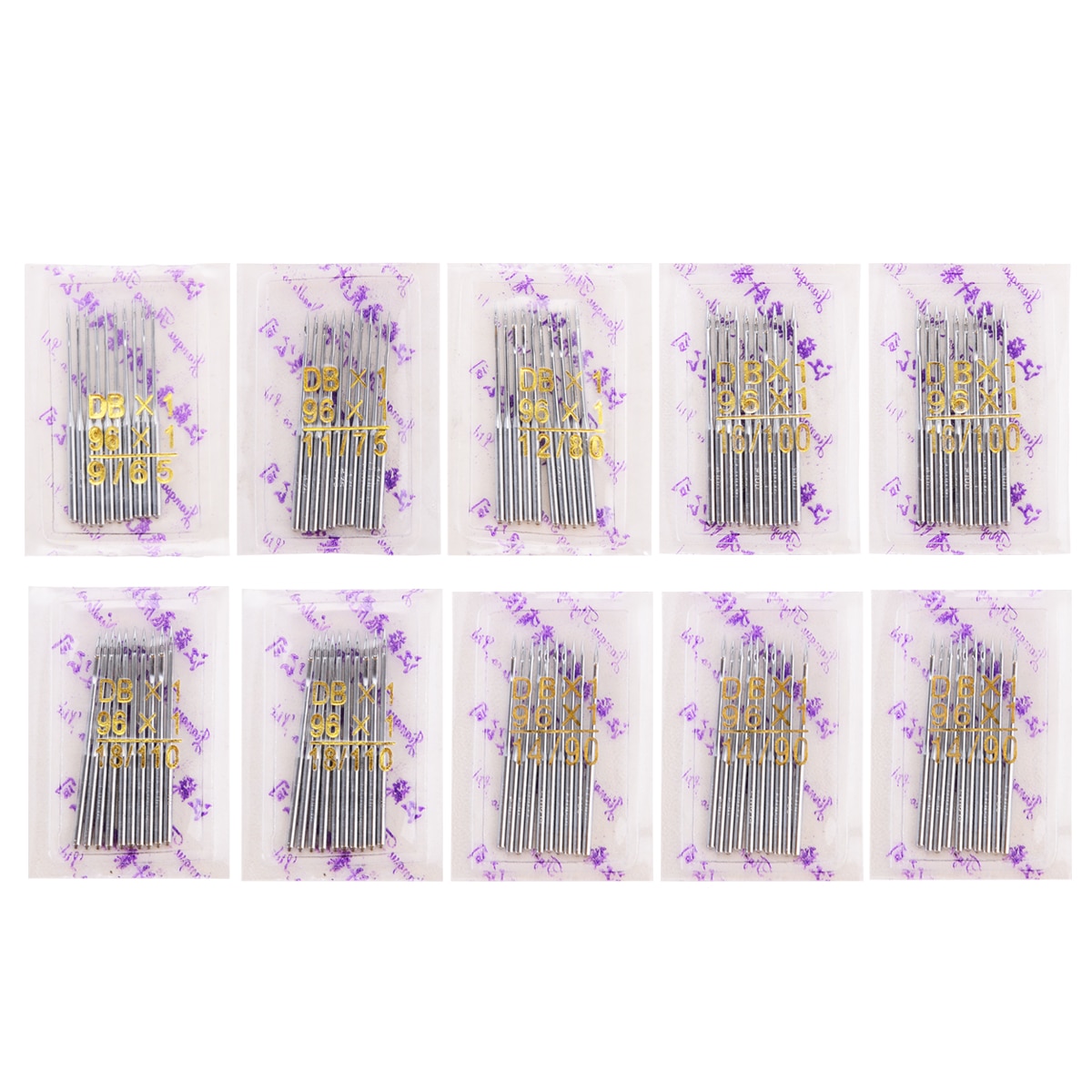 100pcs Industrial Sewing Machine Needles Set Thread Household Universal Steel Craft Sewing Machine Needles Home Domestic Knit