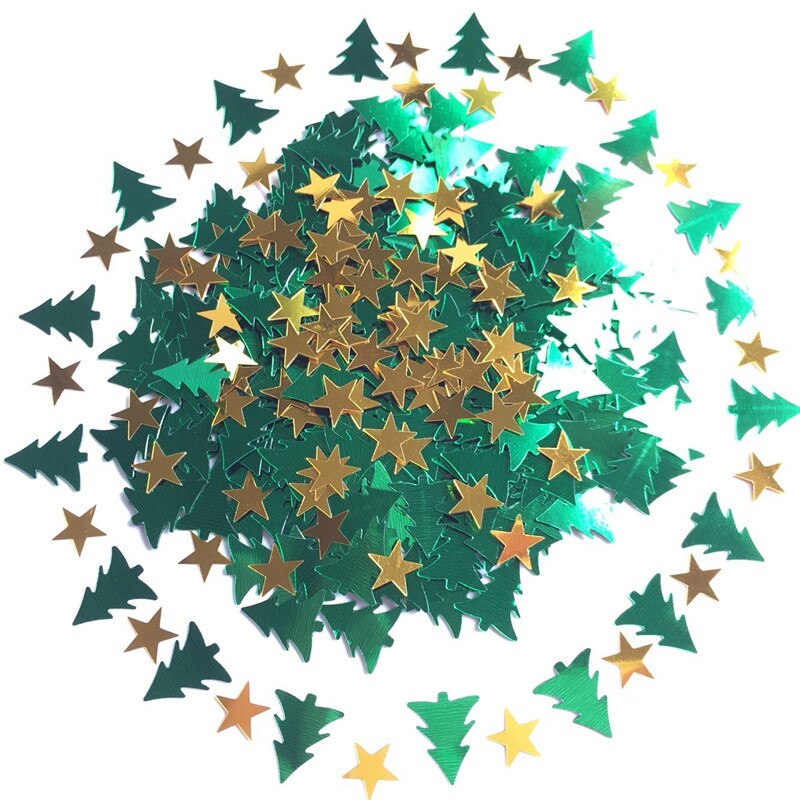 450 stuks pailletten herten ster sneeuw kerstboom confetti tafeldecoratie glitter decoratie feestartikelen decoratieve kerstdecoratie