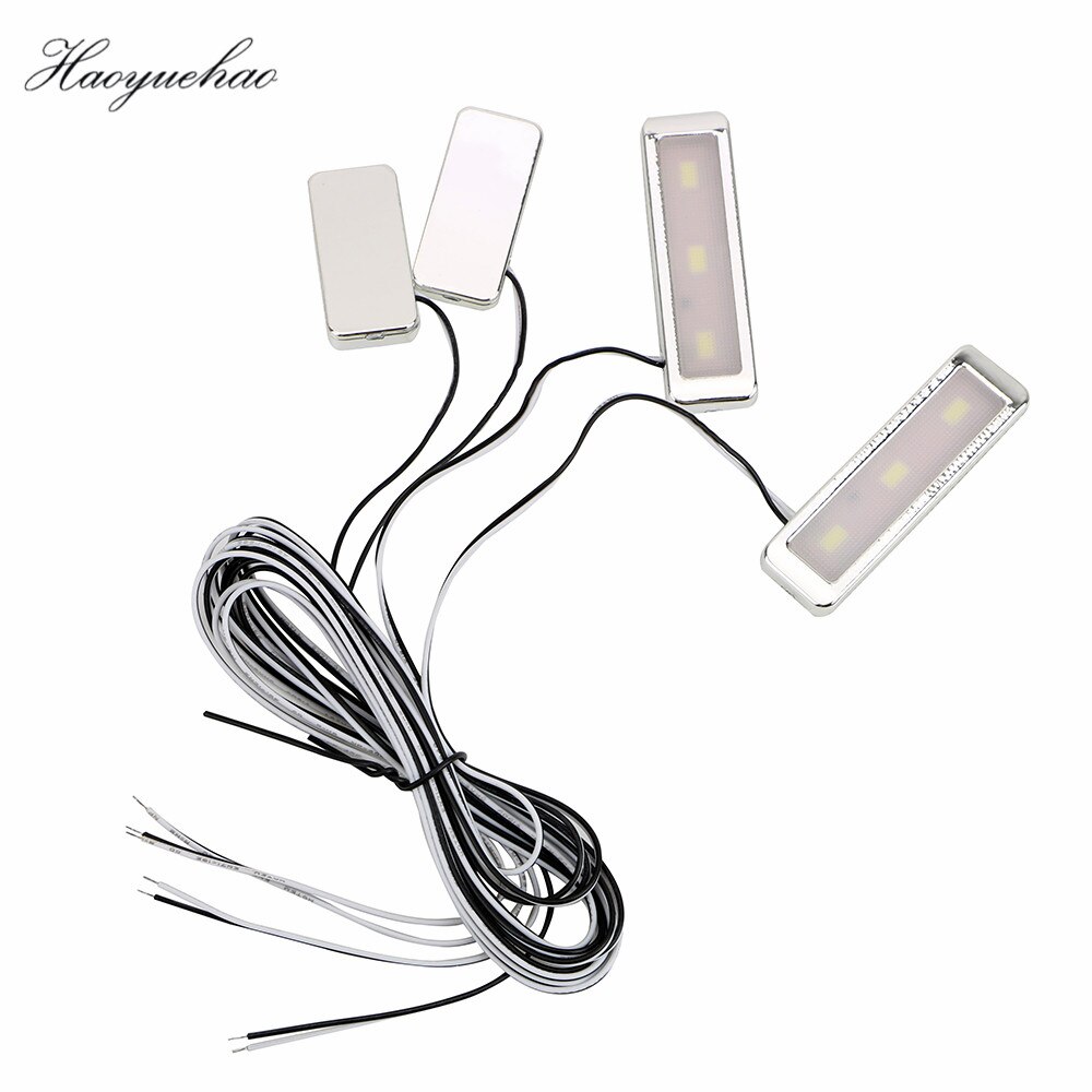 4 Stuks Universele Decoratieve Verlichting Auto Sfeer Lamp Lnterior Armsteun Deurklink Led Verlichting Lnterior Auto Kom
