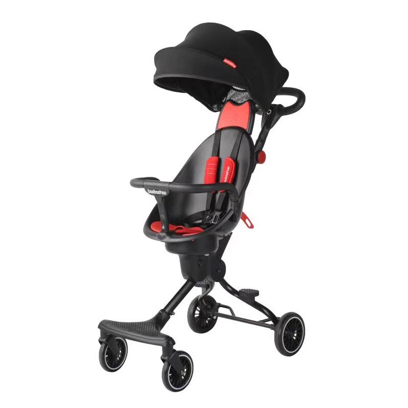 Kinderwagen Trolley Auto Trolley Opvouwbare Kinderwagen Buggy Lichtgewicht Kinderwagen Wandelwagen: RED V5R