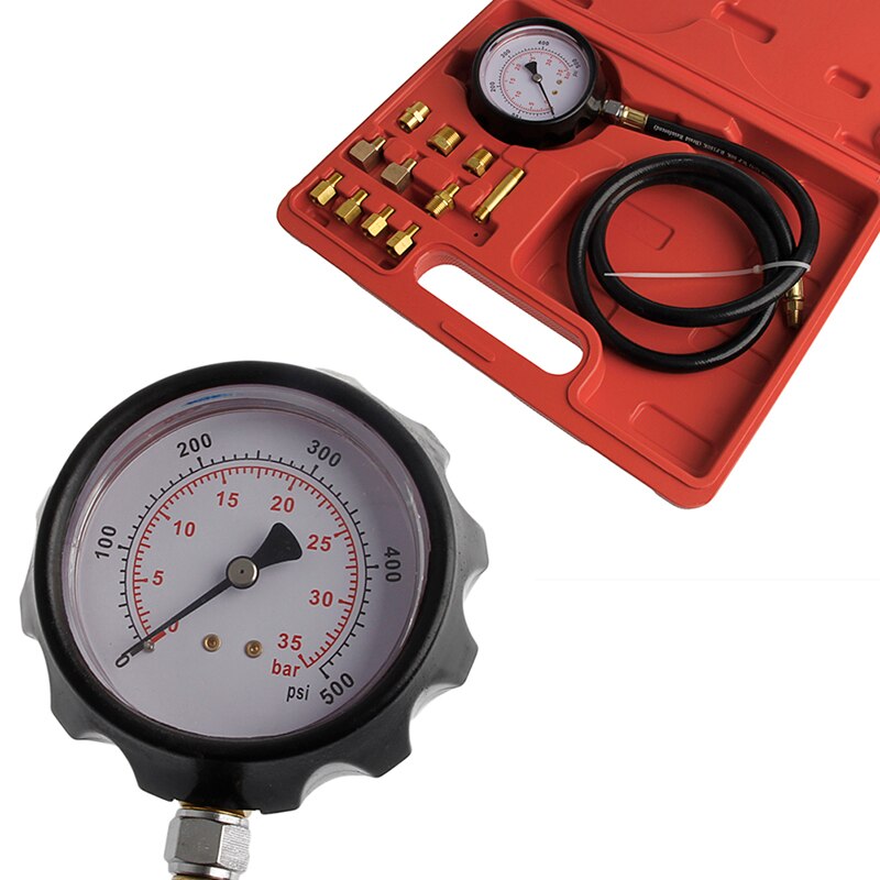 Auto Car Wave Box Cylinder Oil Pressure Meter Tester Pressure Gauge Test Tools