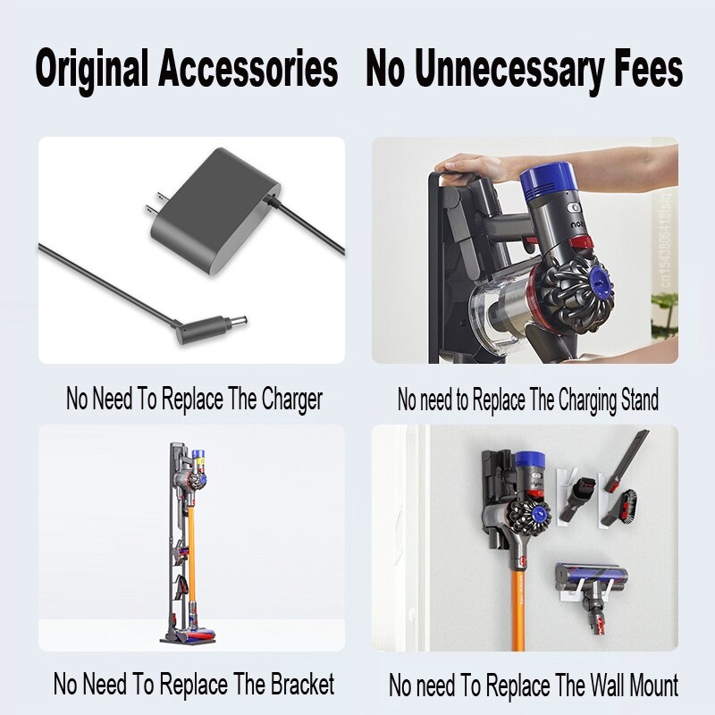 Vacuum Cleaner Battery For Dyson V8 Series 2200mAh-5600mAh Li-ion Replace Battery SV10 Absolute Animal Motorhead Fluffy