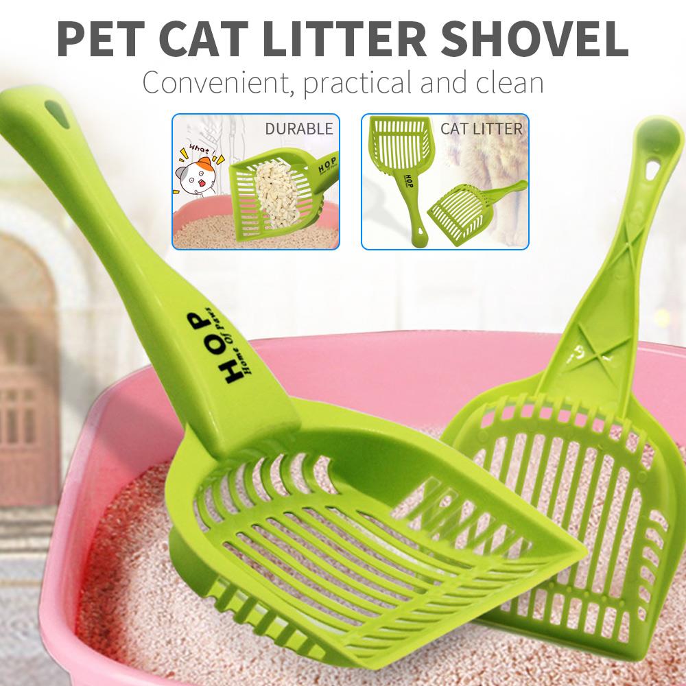 Kattekuld scoop kæledyrsforsyning rengøringsværktøj nyttigt kuld scoop sanitær plast praktisk pleje poop scoop træning sand