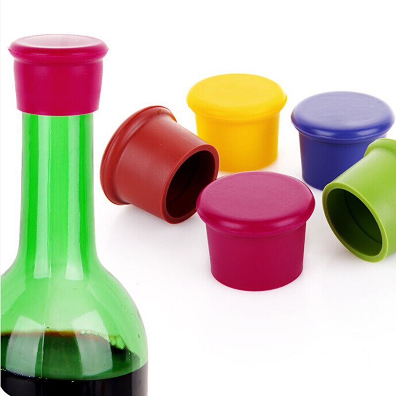 Bouchon de bouteille en Silicone, couverture de bière, vin, bouchon de bouteille, boisson, outils de Bar de cuisine à domicile