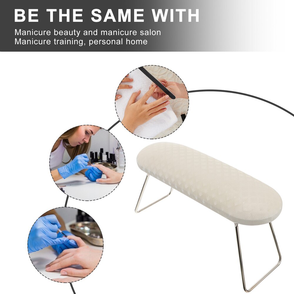 Lederen Manicure Hand Arm Rest Pillow Nail Hand Kussen Hand Rest Kussen