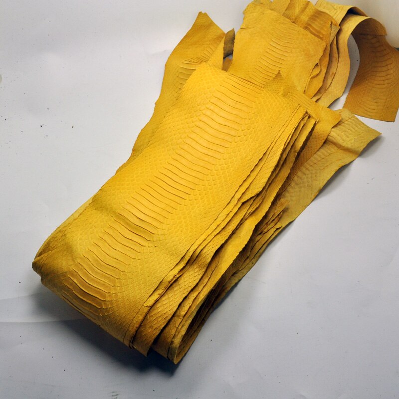 DIY 17 farben Natürliche Schlangen Leder Stoff mit handwerk Leder werkzeuge Seltene Haut 80x10cm-140X15cm