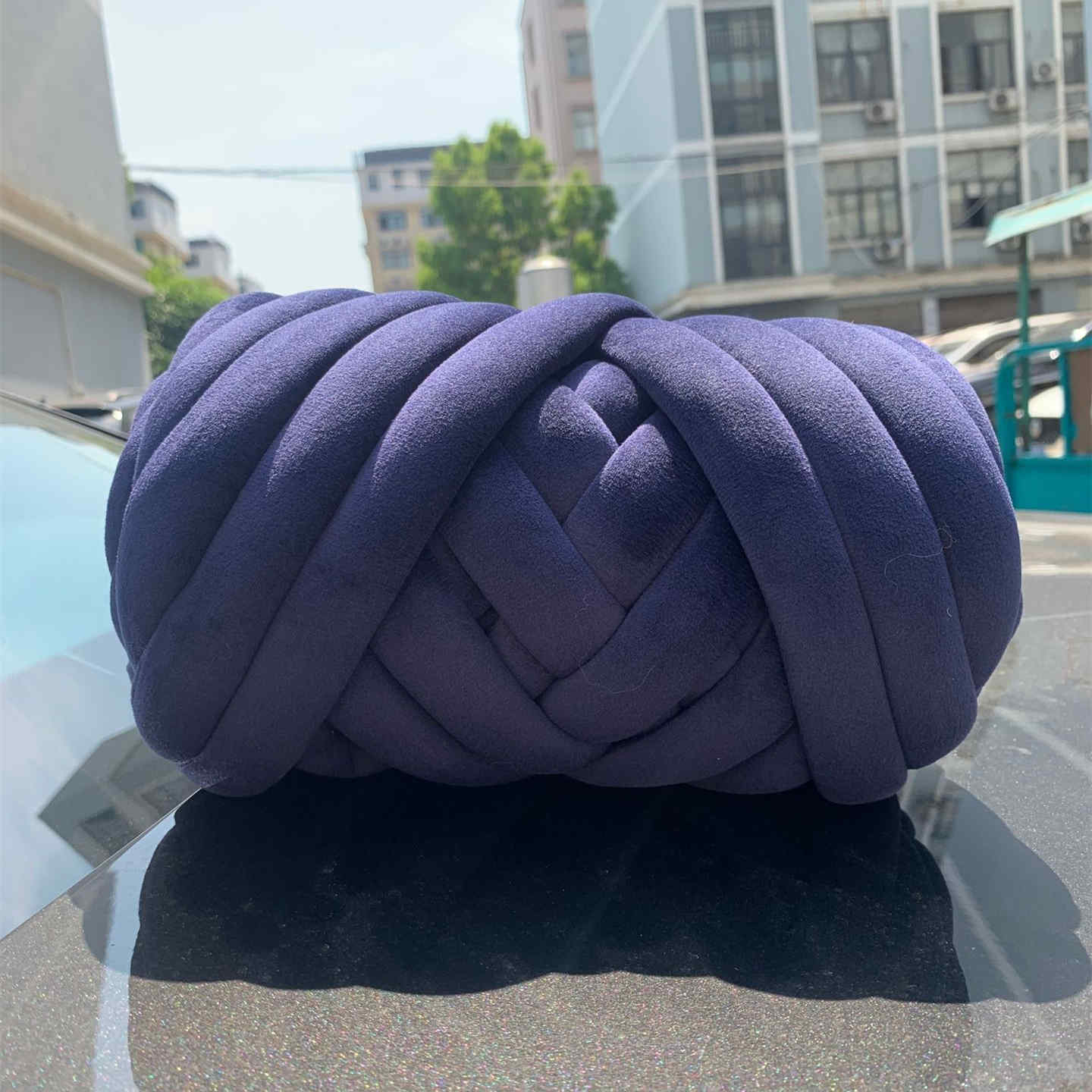 1KG 1000G Super Velvet Chunky Yarn Thick Bulky Giant Thread White Bag for Hand Knitting DIY Arm Soft Big Blanket Carpet 자이언트얀