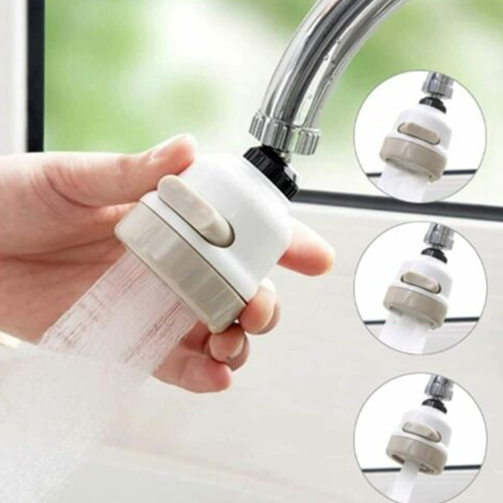 Belüfter Wasserhahn Extender Sprüh kopf Schwenk hahn Kopf drehen Spüle Spray Wassers par aufsatz biegbar flexibel