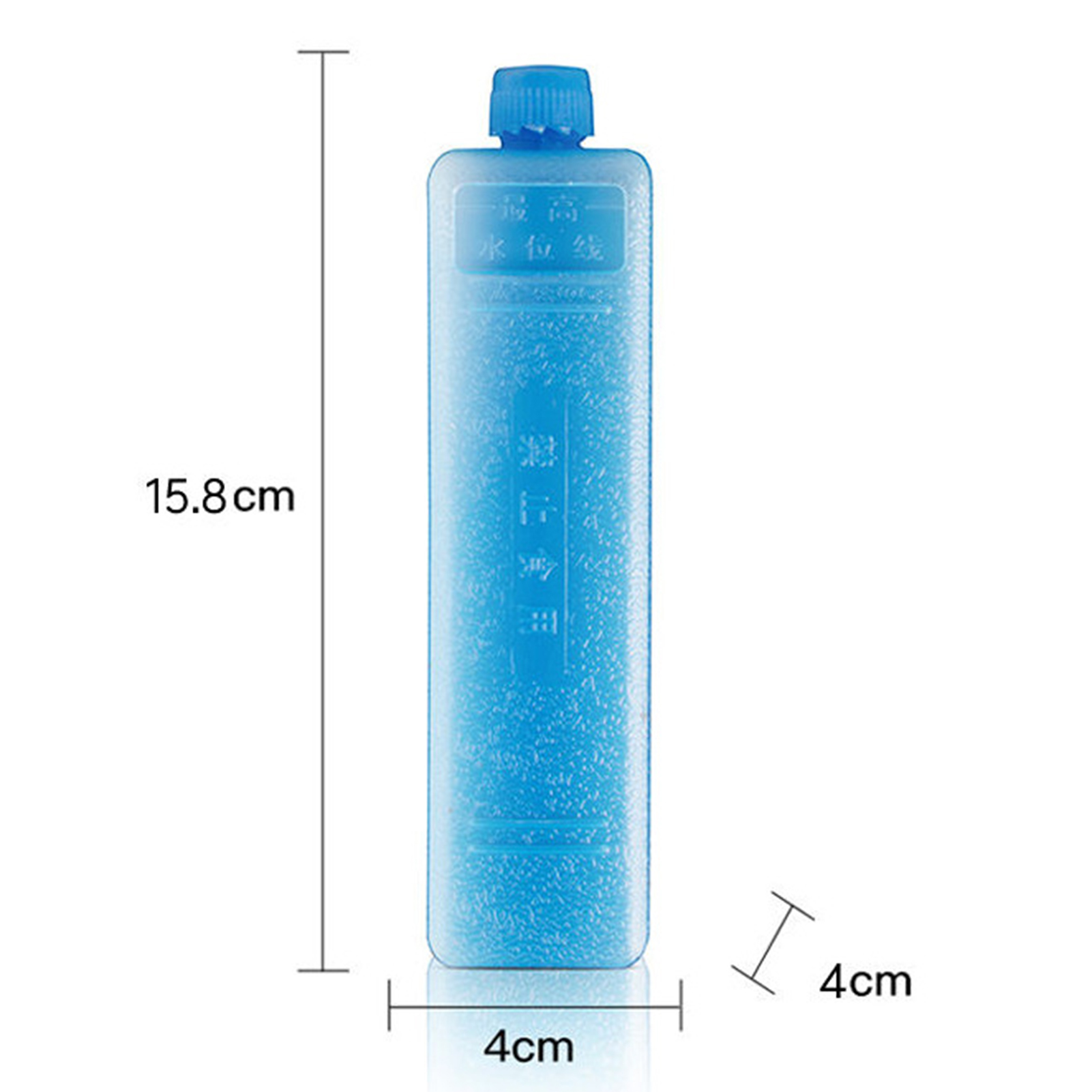 Freezer Ice Cooling Packs Long Lasting Cooling For Lunch Bags Fresh Food Reusable Cooler Pack Bag Fresh Food Storage Water Box: Blue