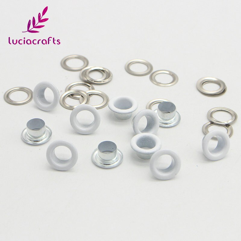 Lucia askartelu 50 setti 10.5*6.5*5mm metallinen silmukka scrapbooking askartelu itse koristelu vaate nuken silmukat tarvikkeet  g1301