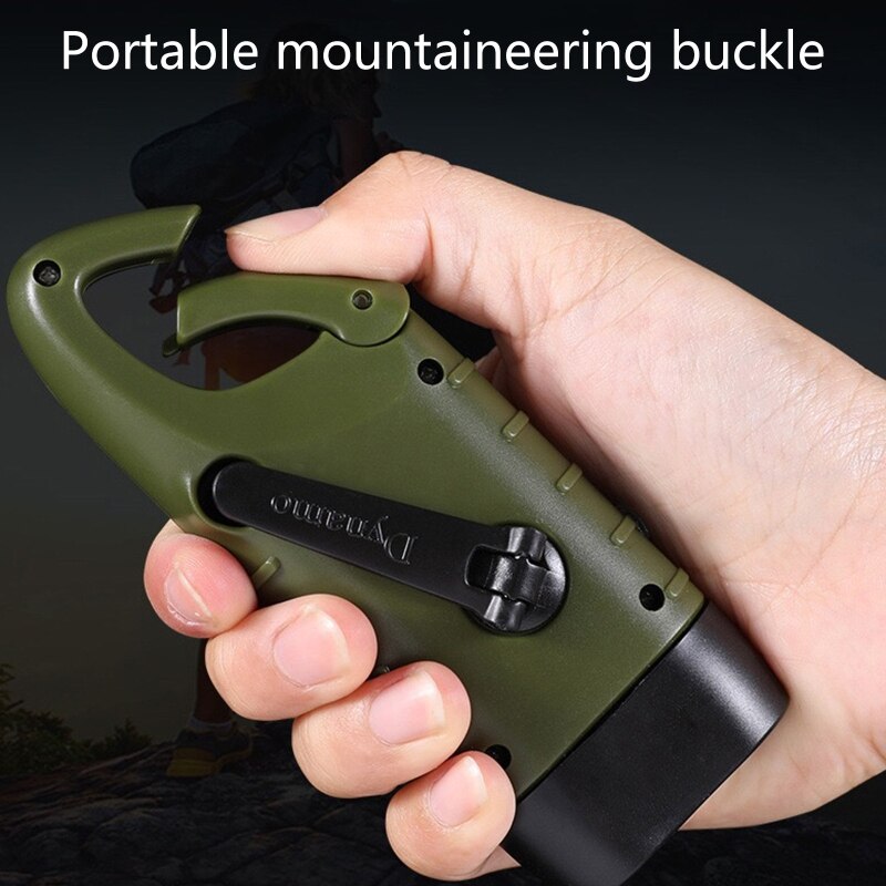 Solar Powered Flashlight Hand Crank Dynamo Rechargeable LED Light Lamp Charging Powerful Torch for Outdoor Activity