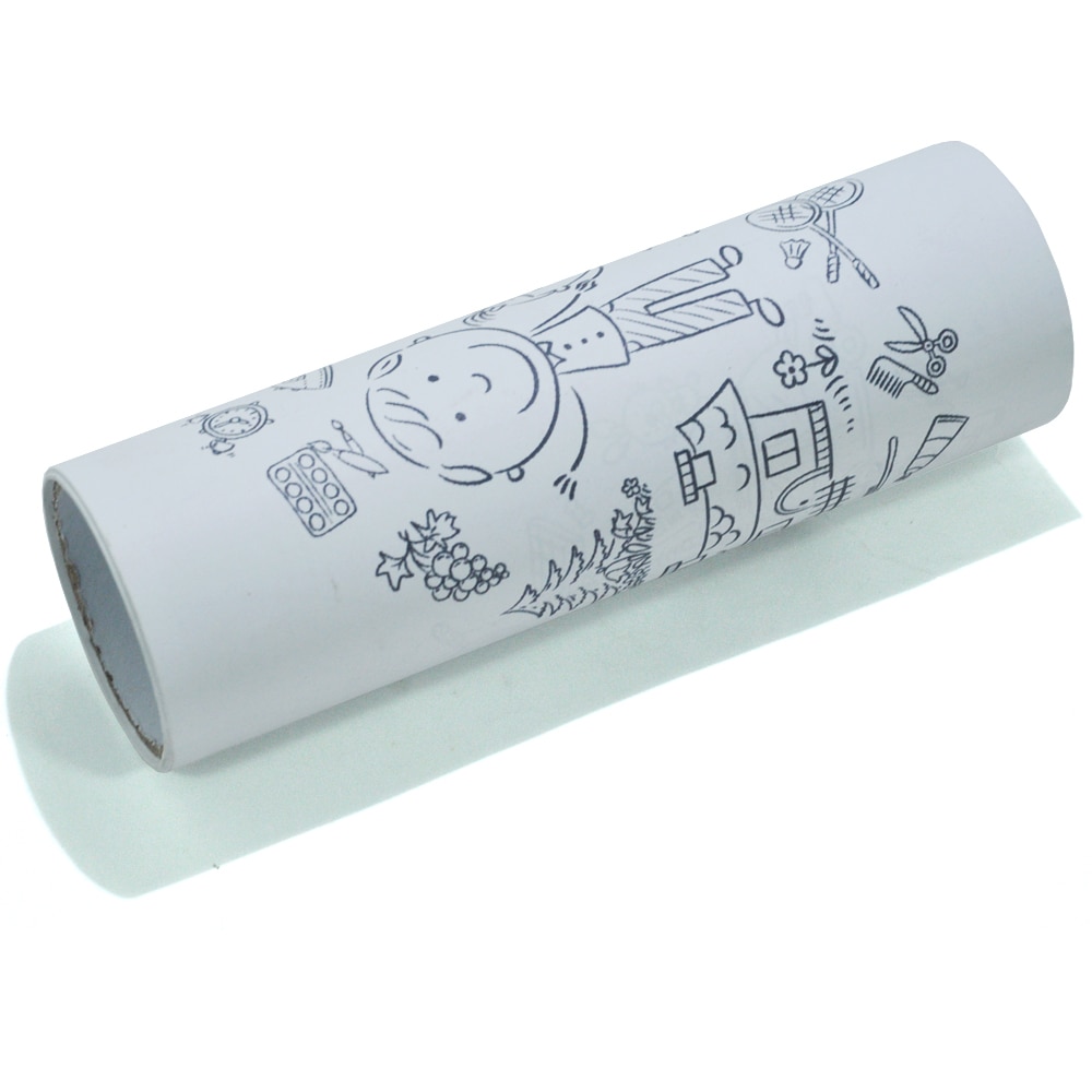 Happy Family Pattern Coloring Roll, Wall Painting, Children Coloring Poster Continuous Coloring Paper, Ages 3+