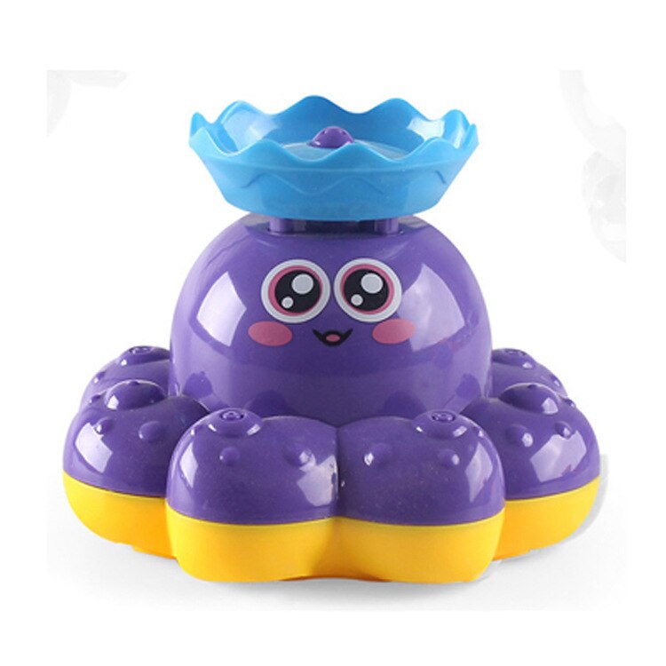 Bath Toys Spray Water Light Rotate with Shower Pool Kids Toys for Children Toddler Swimming Party Bathroom LED Light Toys: Purple