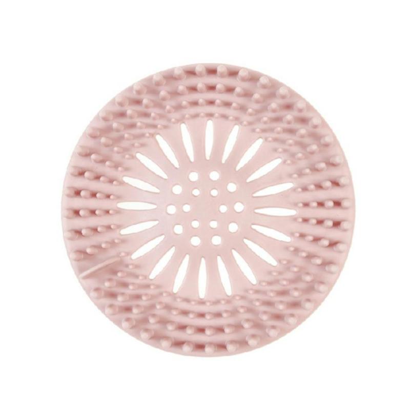 Flower Petal Silicone Sewer Drain Cover Stopper Kitchen Sink Strainer Filter Silicone Kitchen Strainers Bathroom Gadgets