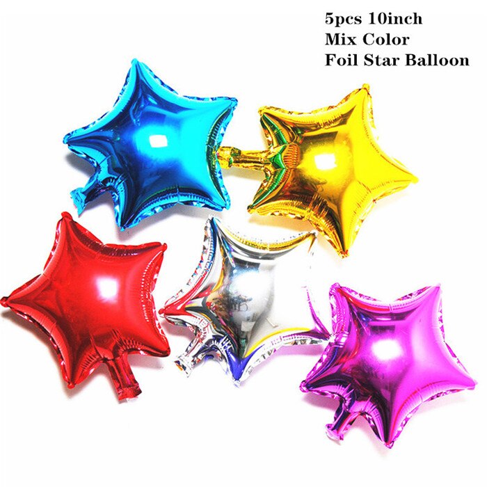 Zwarte Latex Ballon Stand Verjaardagsfeestje Decoraties Volwassen Anniversaire Globos Bruiloft Ballon Boog Nieuwjaar Ballon Helium Ballon: 5pcs-K2-S8-10inch