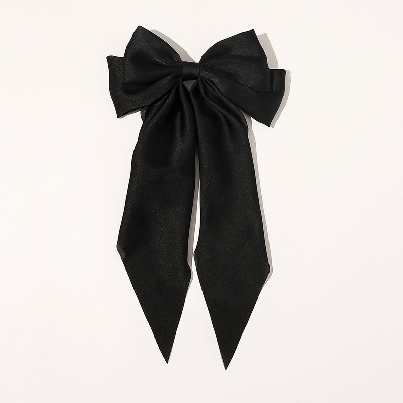 AISHG Silk Smooth Satin Large Bow Hairpin for Women Sweet Butterfly Spring Hair Clip Girls' Hair Accessories