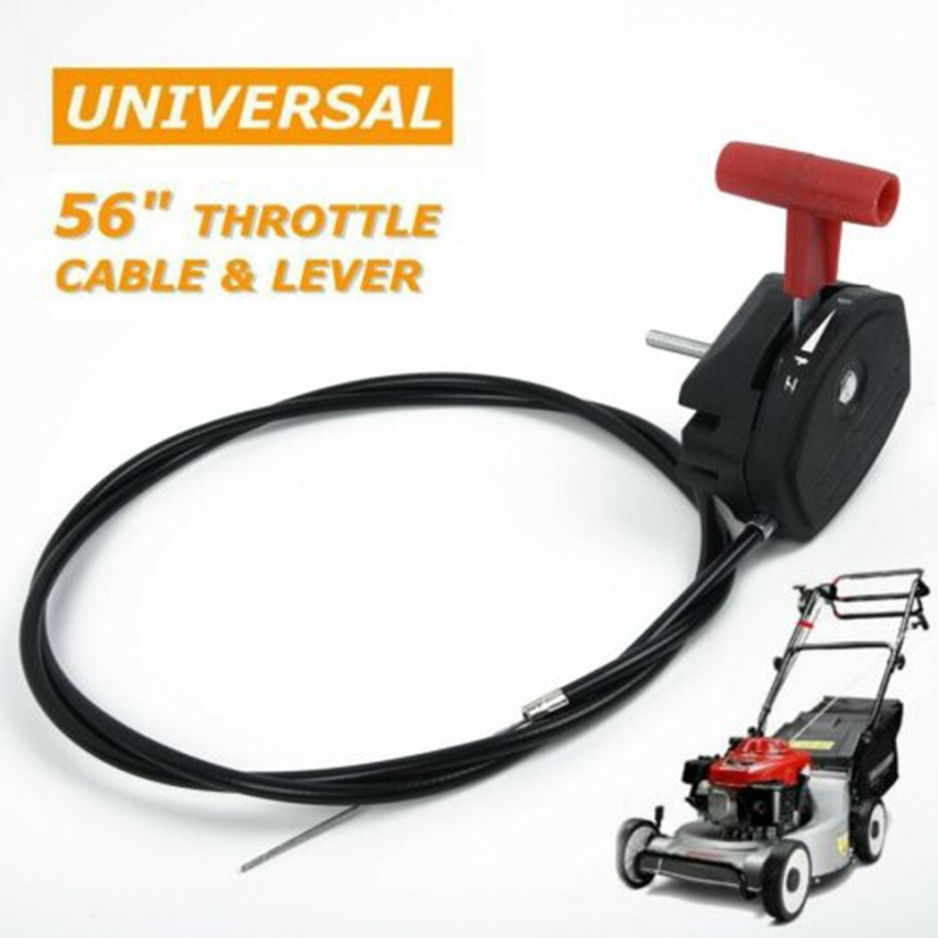 56 Inch Lawn Mower Throttle Switch Cable 1.4M Lever Control Handle Universal Choke Lever Lawnmower Garden Tools Spare Parts