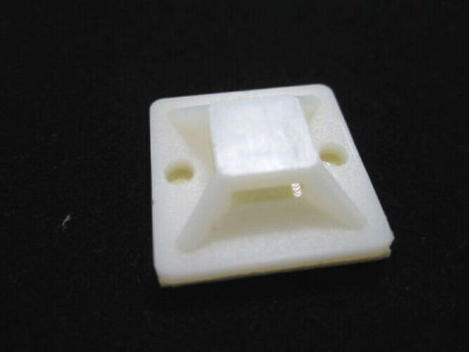 ADHESIVE CABLE TIE MOUNT CLIP 0.78 INCH ZIP TIE HOLDER WALL INSTALL