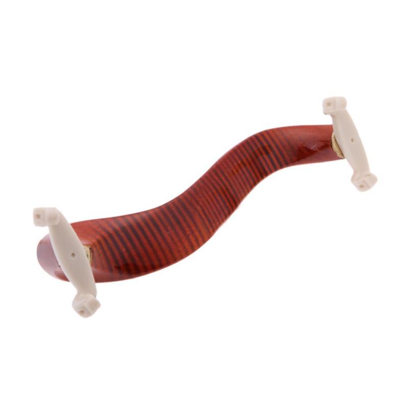 Solid Wood Violin Shoulder Rest Universal Violin Shoulder Rest Plastic Black For 3/4 And 4/4 Violin Acoustic Violin Accessories