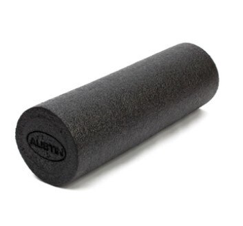 Miljømessig  pe 60 cm 24 tommers lengde yoga treningsklosser rulle pilates skaft skum gym trening innendørs fitness vaskbar unisex: Svart