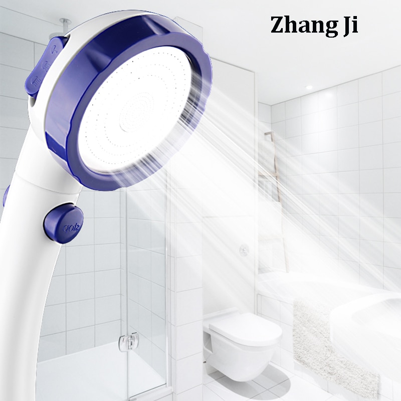 Zhangji 3-Functie Handheld Douchekop Met Aan/Uit Schakelaar Hoge Druk Waterbesparende Douchekop Badkamer enkele Douchekop