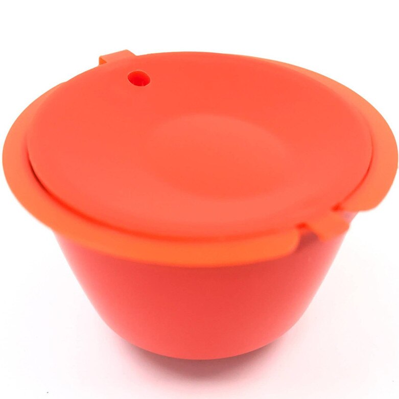 Kapsułki wielokrotnego użytku Dolce Gusto wielokrotnego użytku Nescafe kompatybilny z plastikowym Piccolo Genio Esperta Capsula: Pomarańczowy