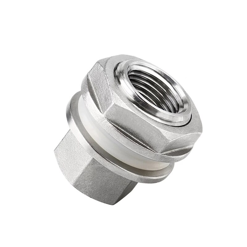 Bulkhead Compression Fitting,1.5'' Weldless Kettle Bulkhead,1/2" NPT Heavy Duty Weldless Bulkhead With Silicone O-Ring 304 SS: NPT