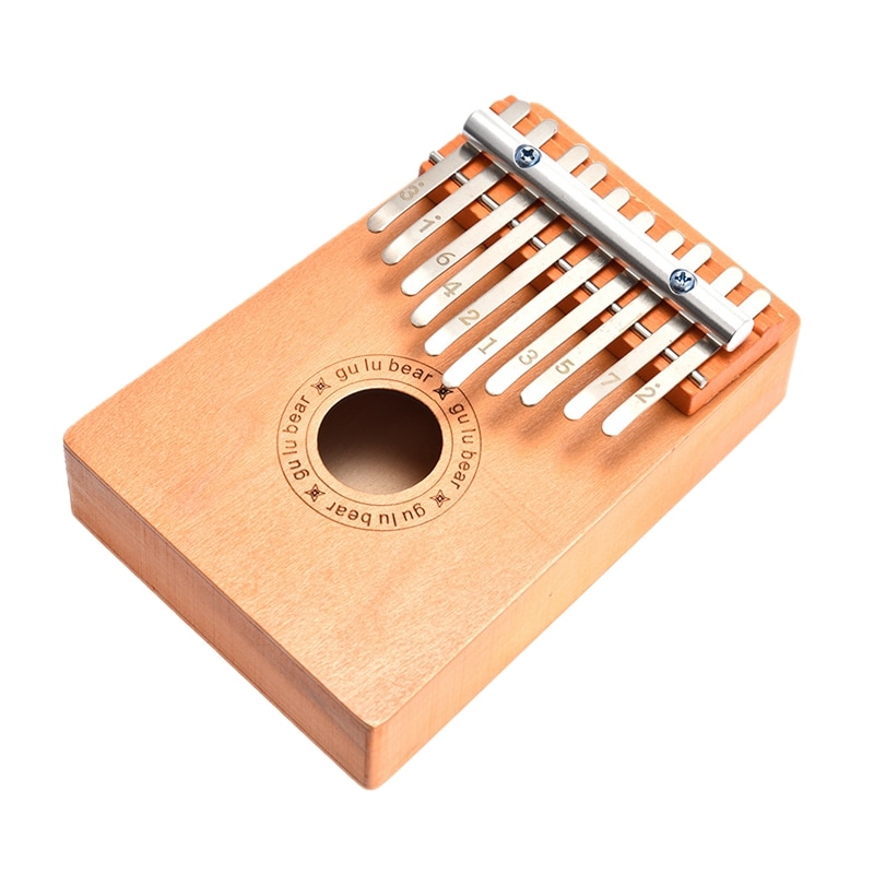 10 clave Piano de pulgar Kalimba de dedo Piano para los niños instrumento Musical juguetes para los principiantes: Default Title