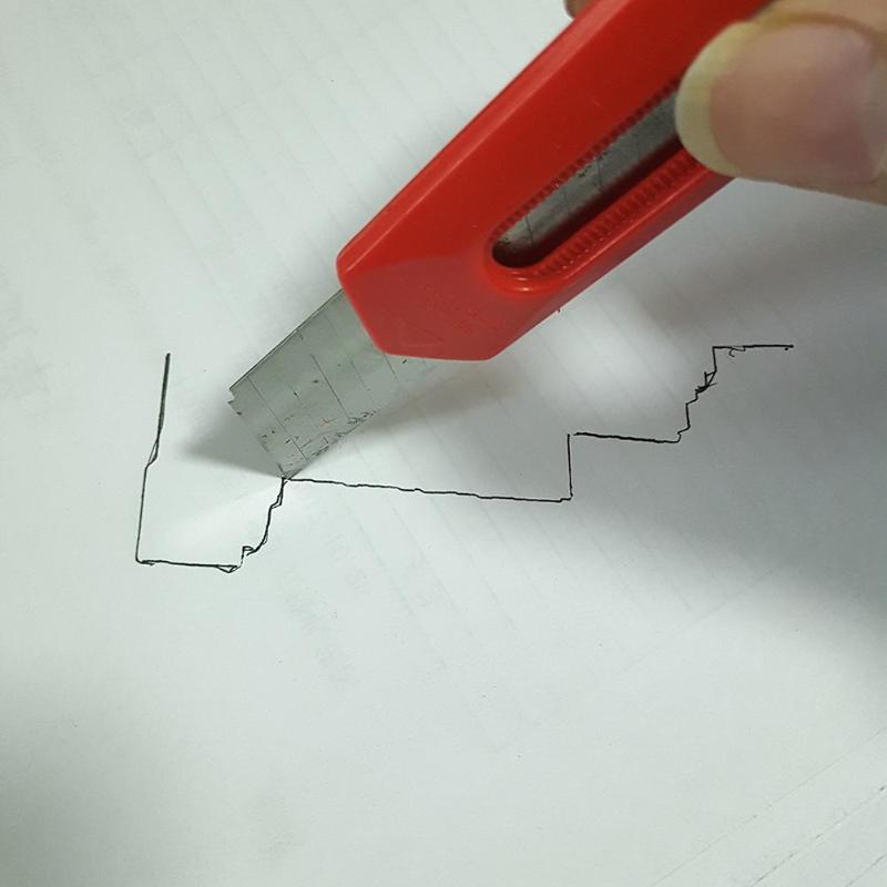 12/14/25cm plast kontur profil måler meter duplikat merking måle måleverktøy laminat tre fliser radian linjal verktøy