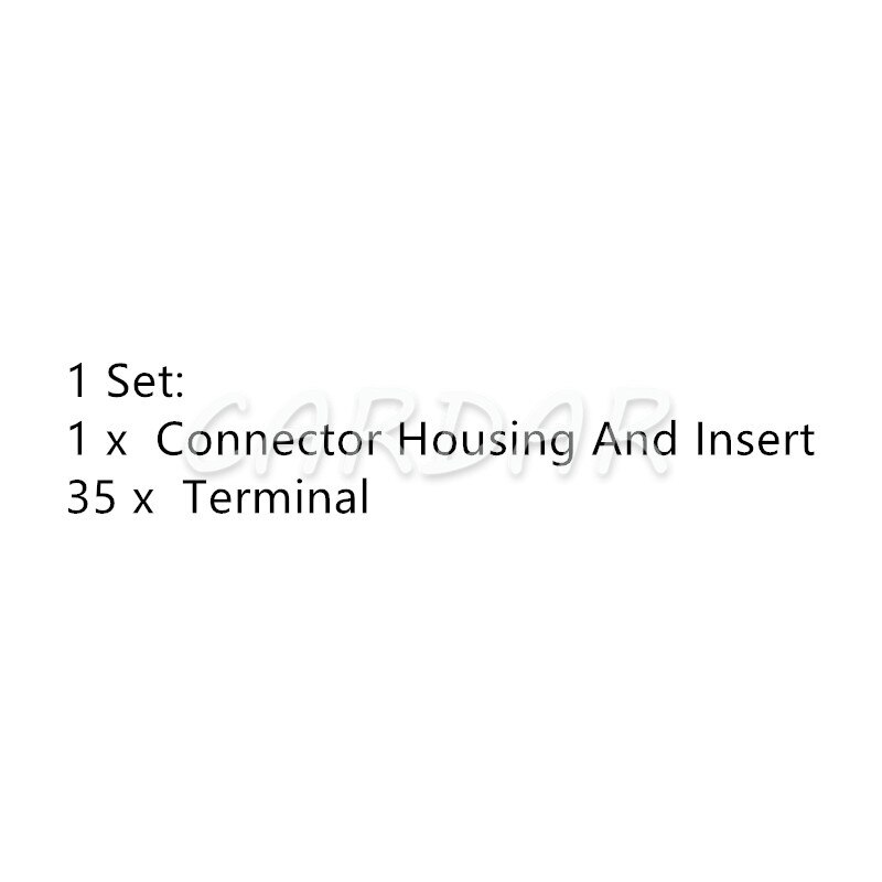 1 Set 35 Pin 776164-1 Automotive ECU Connector Electrical Wire Waterproof Plug Socket With Terminals