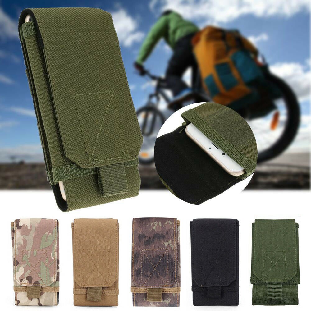 Large Mobile Phone Bag Outdoor Camouflage Protective Bag for 6 inch Big Screens Smartphones