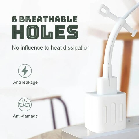 1 Set Van Kabel Protector, Datakabel Siliconen Beschermhoes Opladen Kabelhaspel Geschikt Voor Iphone Usb-oplaadkabel