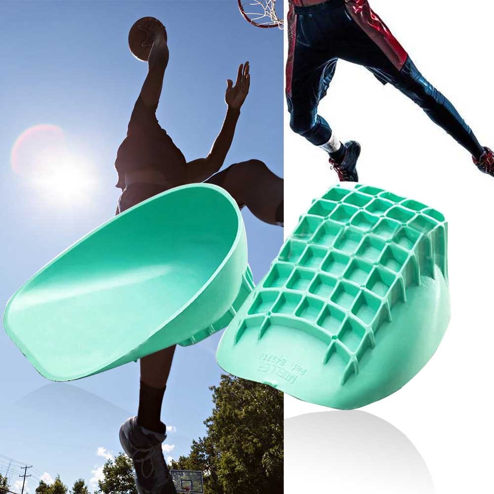 1 Paar Bescherming Sport Badminton Hak Cup Buffer Basketbal Intensivering Verhooging Stijgende Binnenzool Enkel Pad Flexibele Gym Jump