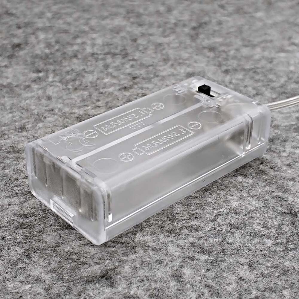 Batteri Oppbevaringsboks til AA Batterier - Batteriholder - Batteribeholder