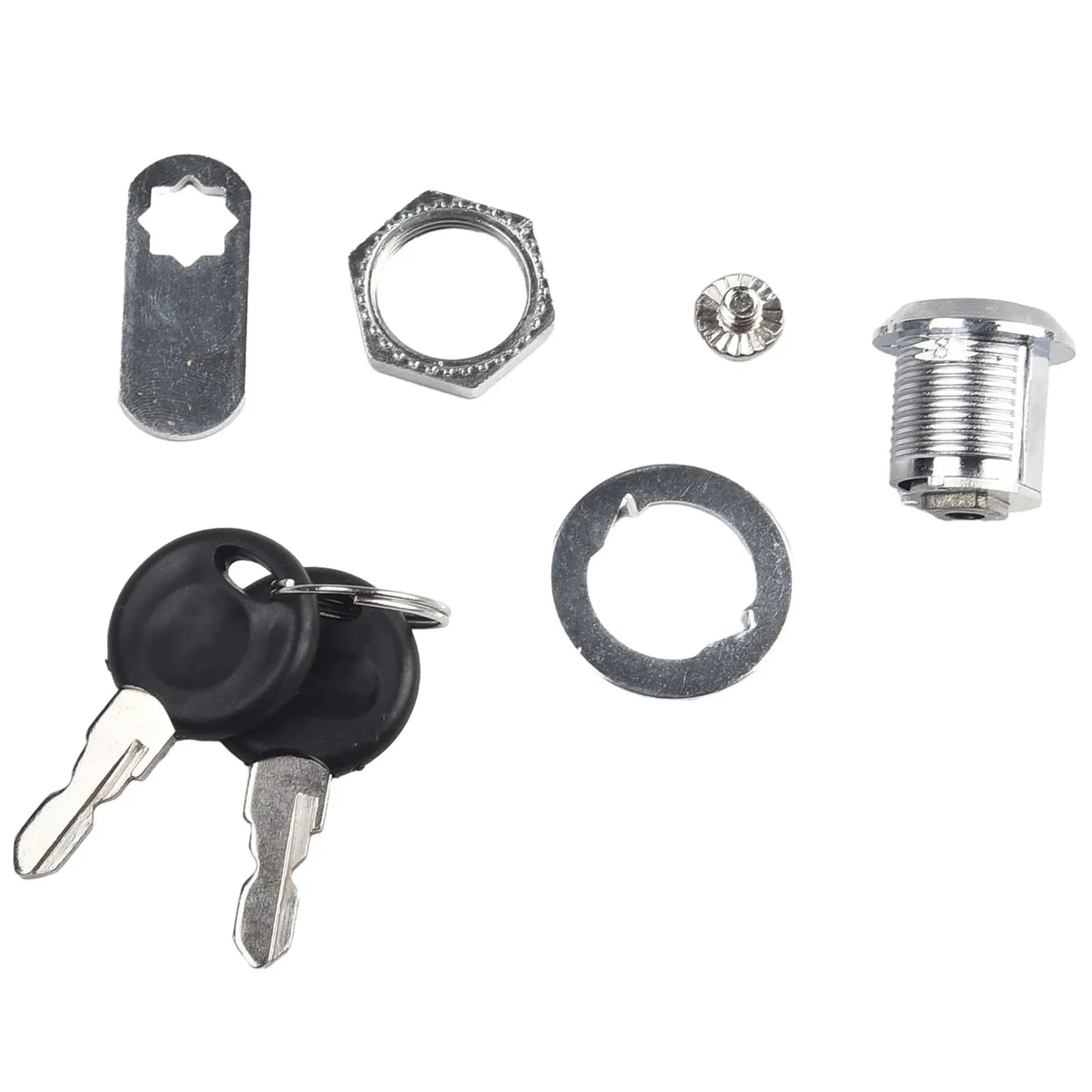 1 pc postkasse-cylinderlåse dørskab postkasseskuffeskab med 2 nøgler sikkerhedsmøbellåse 16mm 25mm 30mm