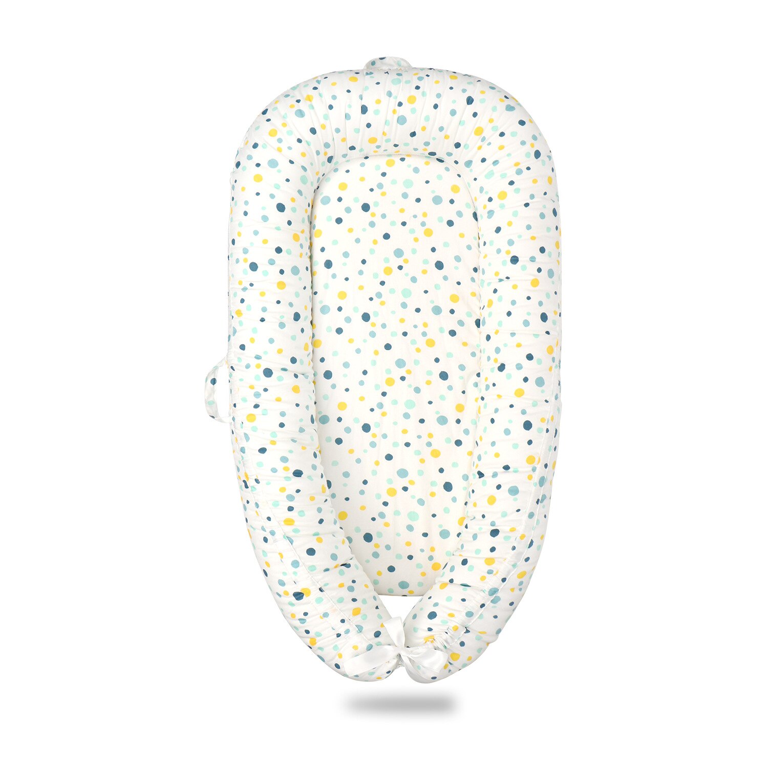 90x50cm Newborn Baby Lounge Essential Baby Nest Toddler Travel Nest Bed with Pillow Infant Portable Crib Cotton Cradle: 7
