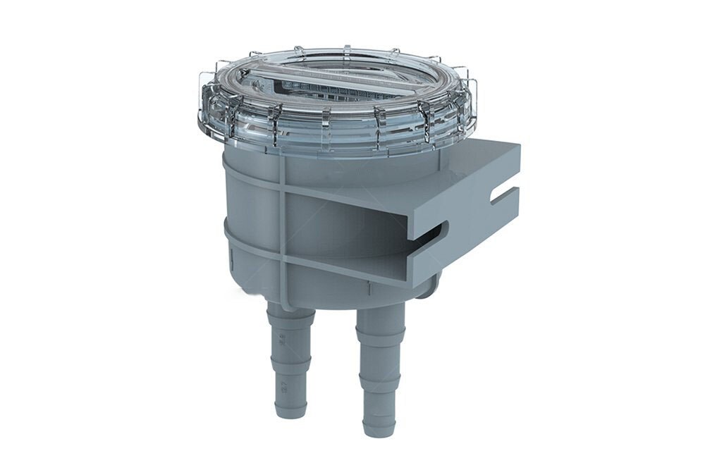 Marine Raw Cooling Water Intake Basket Strainer for Seawater Boat - Fits 1"/1.25"/1.5" Hose Size Engine