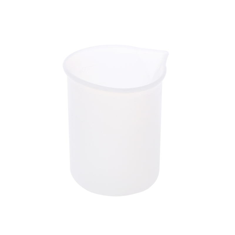 Wieder verwendbare Silikon-Messbecher Harz-Misch becher Epoxidschmuck-Gussformen Acrylfarben-Gieß becher: Rot