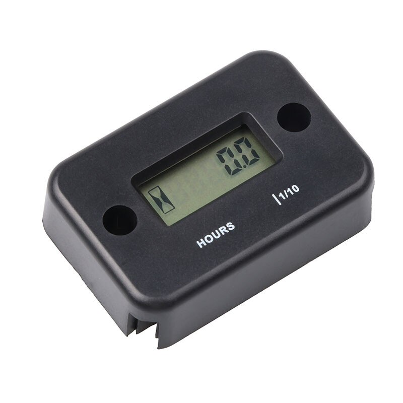 Waterproof Inductive Digital Hour Meter gauge LCD Display Hour meter for Bike Motorcycle ATV Snowmobile Boat Ski Dirt Gas Engine